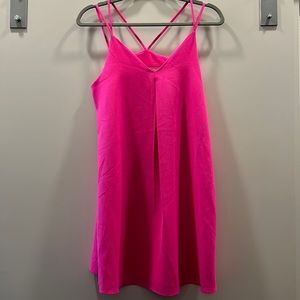 Neon Pink mini dress